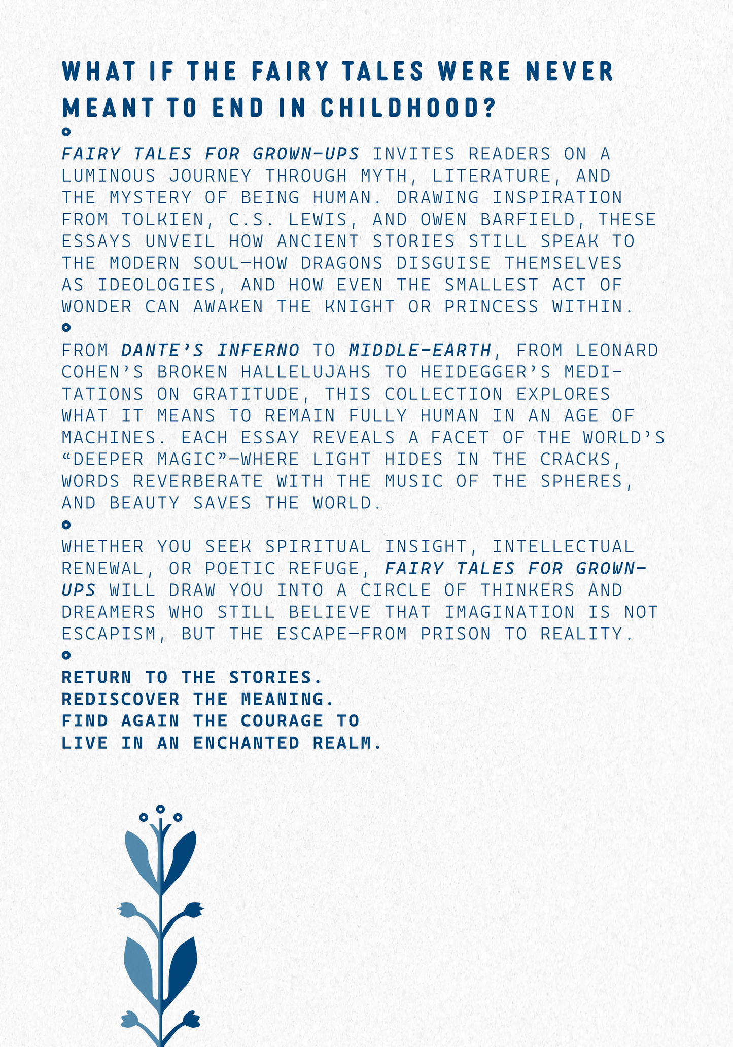 Fairy Tales for Grown-Ups: Rediscovering Myth and Meaning through Tolkien, Lewis, and Barfield